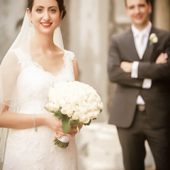 Bride in Front