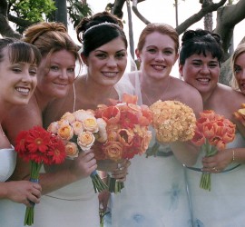 Group of bridesmaids
